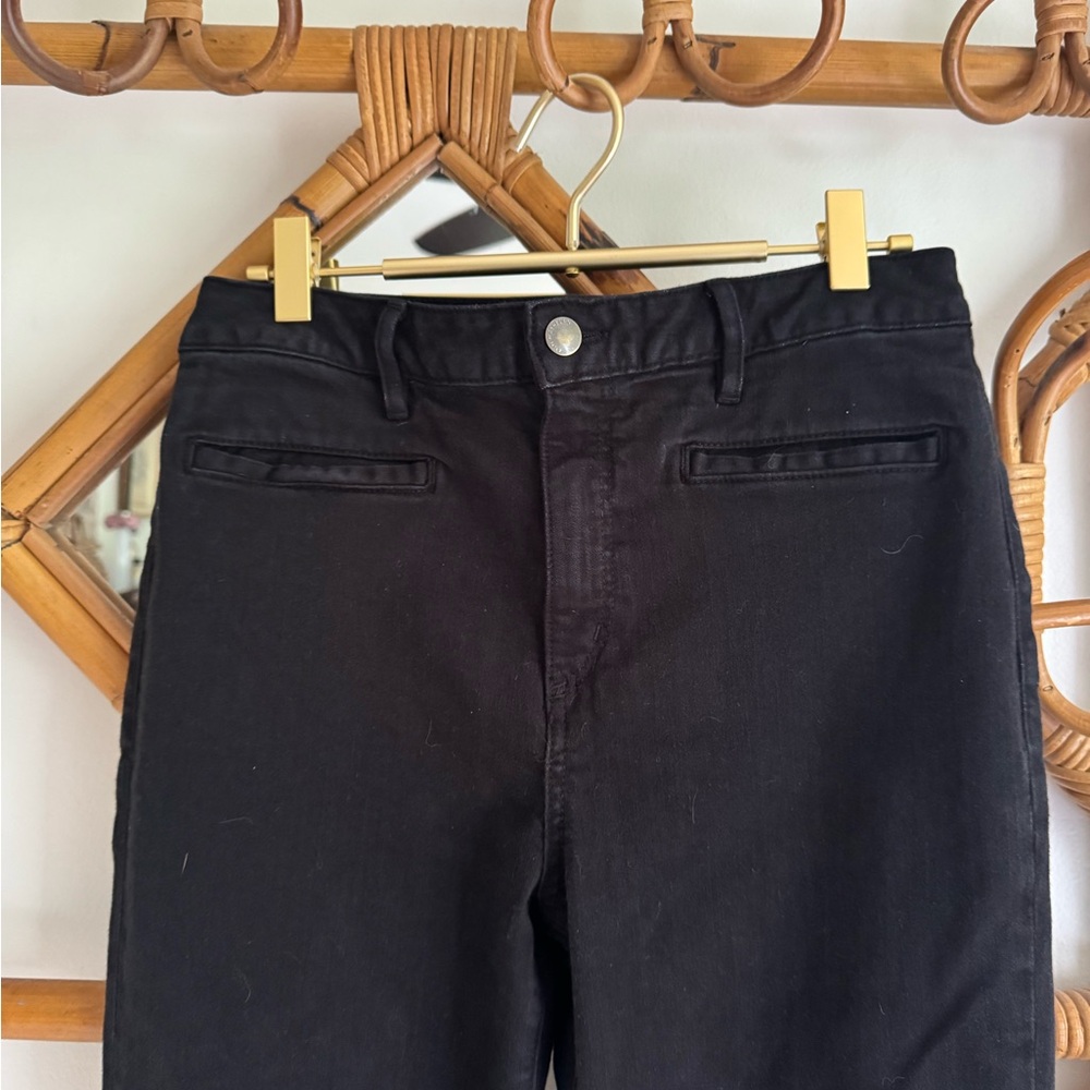 ANN MASHBURN Black Denim Jeans - Picture 2 of 5